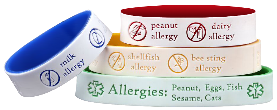 Allergy bands hot sale