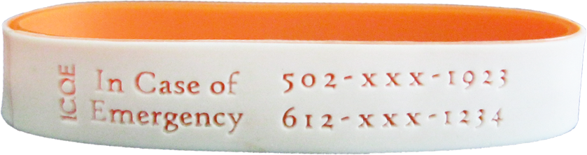 Emergency Contact Bracelets by I.C.O.E. Bracelet LLC in Louisville, KY -  Alignable