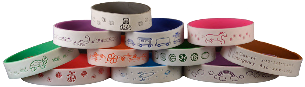 Children's emergency contact deals bracelet